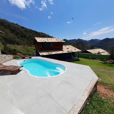 Chale Com Agua De Nascente E Com Vista Panoramica Villa Lumiar Eksteriør bilde