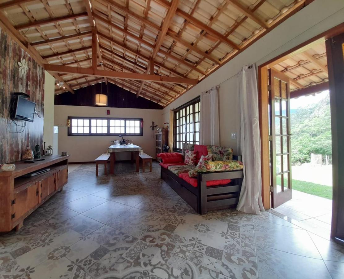 Chale Com Agua De Nascente E Com Vista Panoramica Villa Lumiar Eksteriør bilde