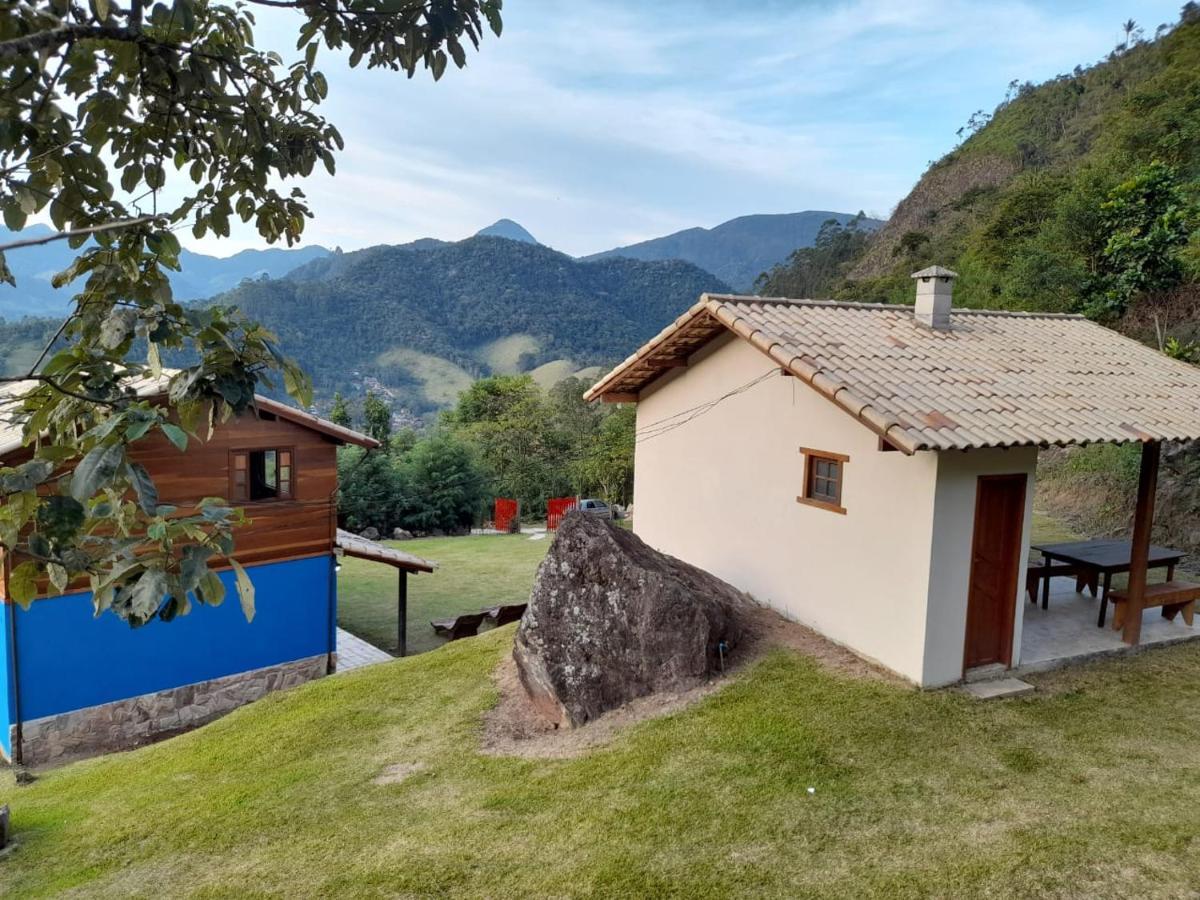 Chale Com Agua De Nascente E Com Vista Panoramica Villa Lumiar Eksteriør bilde