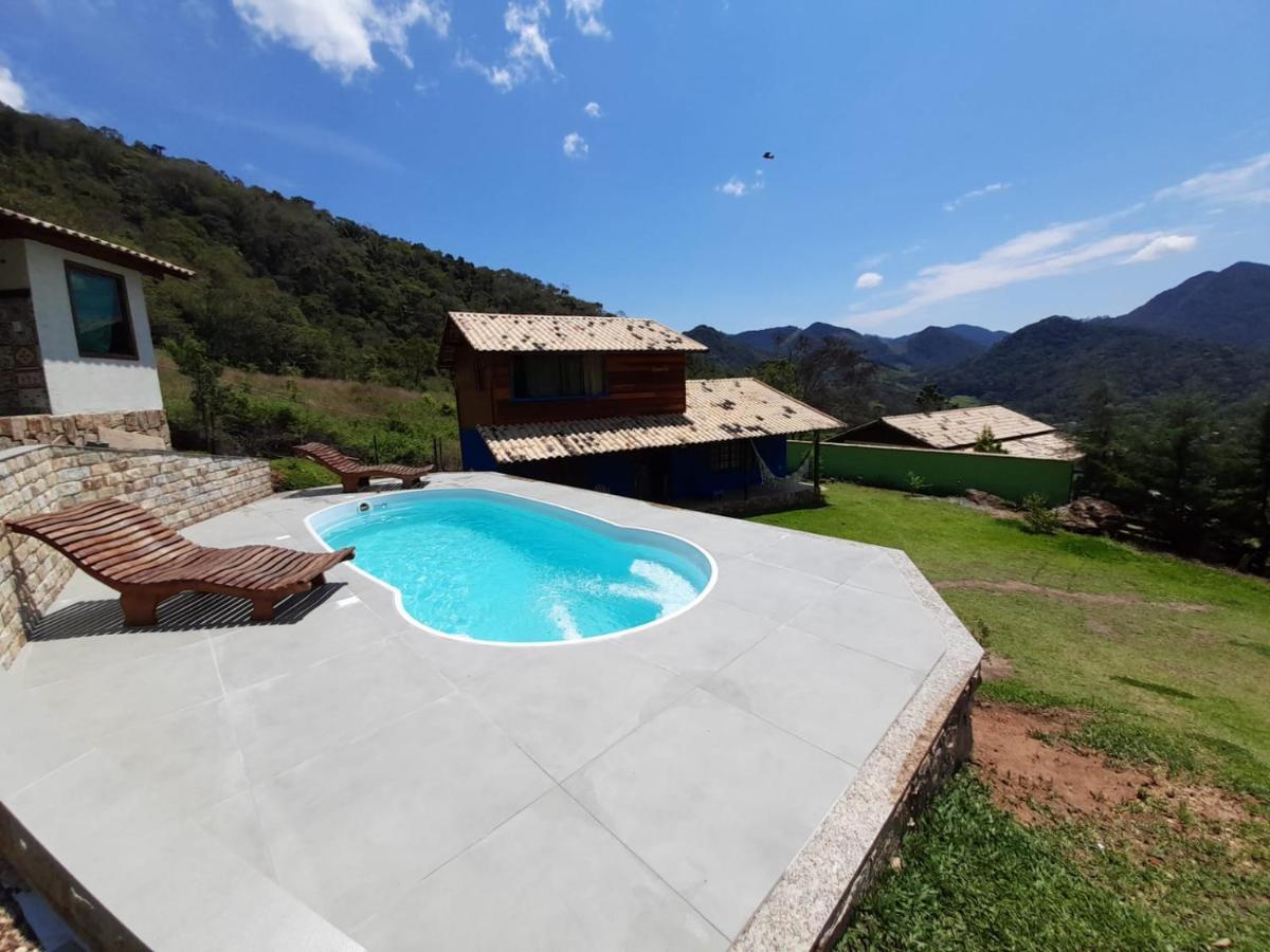 Chale Com Agua De Nascente E Com Vista Panoramica Villa Lumiar Eksteriør bilde