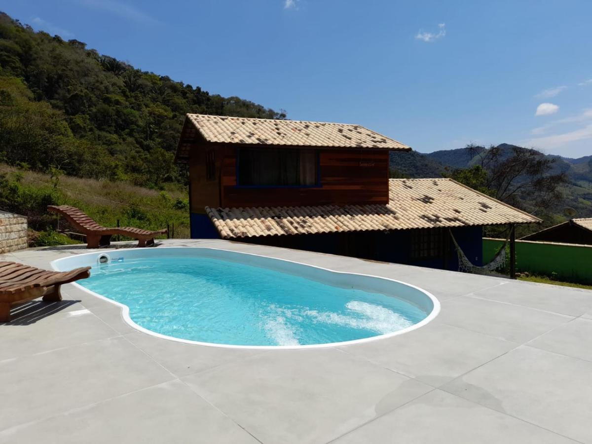 Chale Com Agua De Nascente E Com Vista Panoramica Villa Lumiar Eksteriør bilde